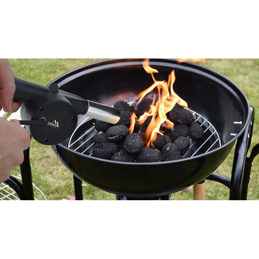 Механичен мех за скара черен