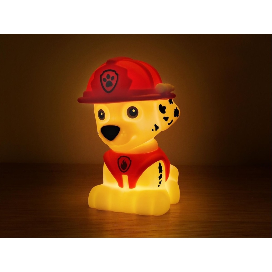MegaLight - LED Димируем акумулаторен детски лампа PAW PATROL MARSHALL LED/5V