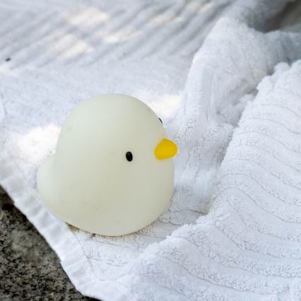 MegaLight - LED RGB Акумулаторна детска сензорна лампа за вана SWIMMY DUCK LED/5V