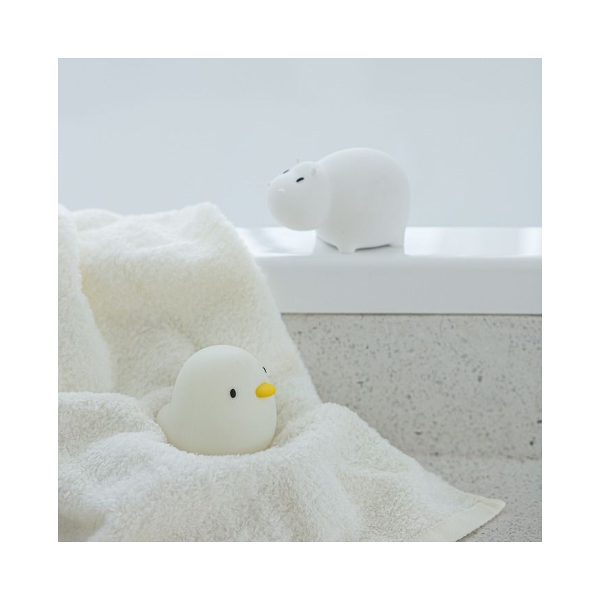 MegaLight - LED RGB Акумулаторна детска сензорна лампа за вана SWIMMY DUCK LED/5V