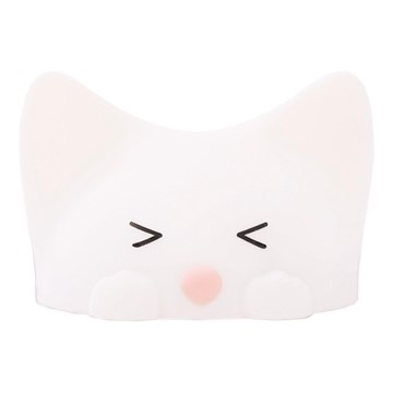 MegaLight - LED RGB Димируем акумулаторен детски докосване лампа CATTY CAT LED/5V