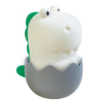 MegaLight - LED RGB Димируем акумулаторен детски докосване лампа DIGGY DINO LED/5V