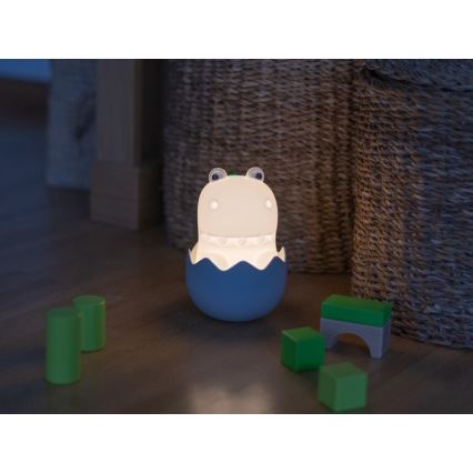 MegaLight - LED RGB Димируем акумулаторен детски докосване лампа DIGGY DINO LED/5V