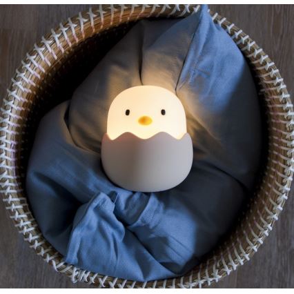 MegaLight - LED RGB Димируем акумулаторен детски докосване лампа EGGY EGG LED/5V