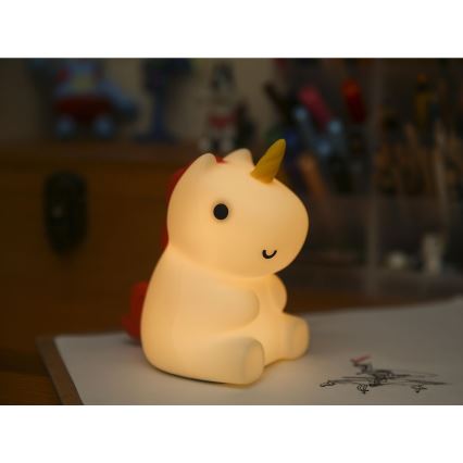 MegaLight - LED RGB Димируем акумулаторен детски докосване лампа MAGGY MAGIC LED/5V
