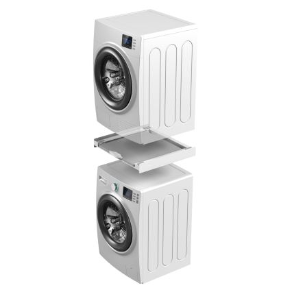 Meliconi 656114 - Междинна поставка за пералня и сушилня, 70 см, бяла