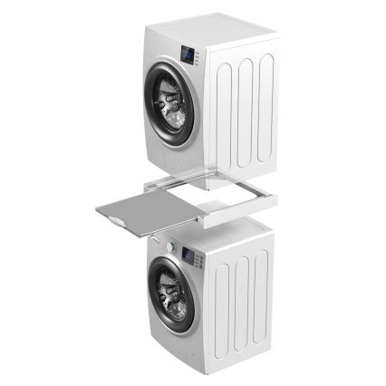 Meliconi 656114 - Междинна поставка за пералня и сушилня, 70 см, бяла