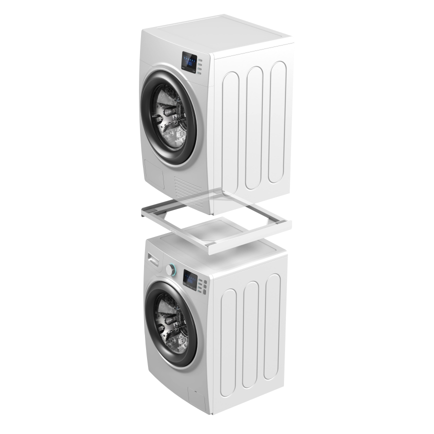 Meliconi 656115 - Междинен модул за пералня и сушилня 70 см бял