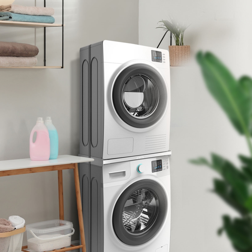 Meliconi 656116 - Междинна поставка за пералня и сушилня 46 см, бяла