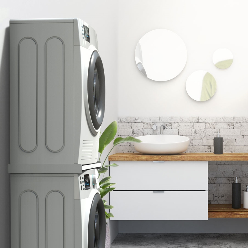 Meliconi 656116 - Междинна поставка за пералня и сушилня 46 см, бяла