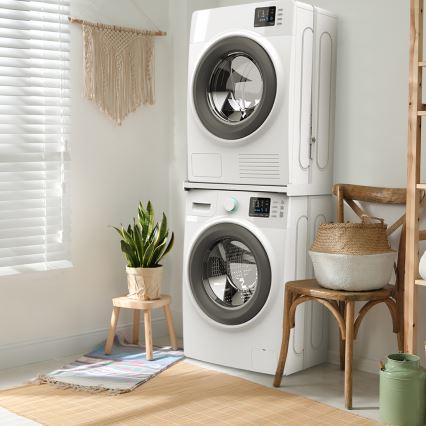 Meliconi 656116 - Междинна поставка за пералня и сушилня 46 см, бяла