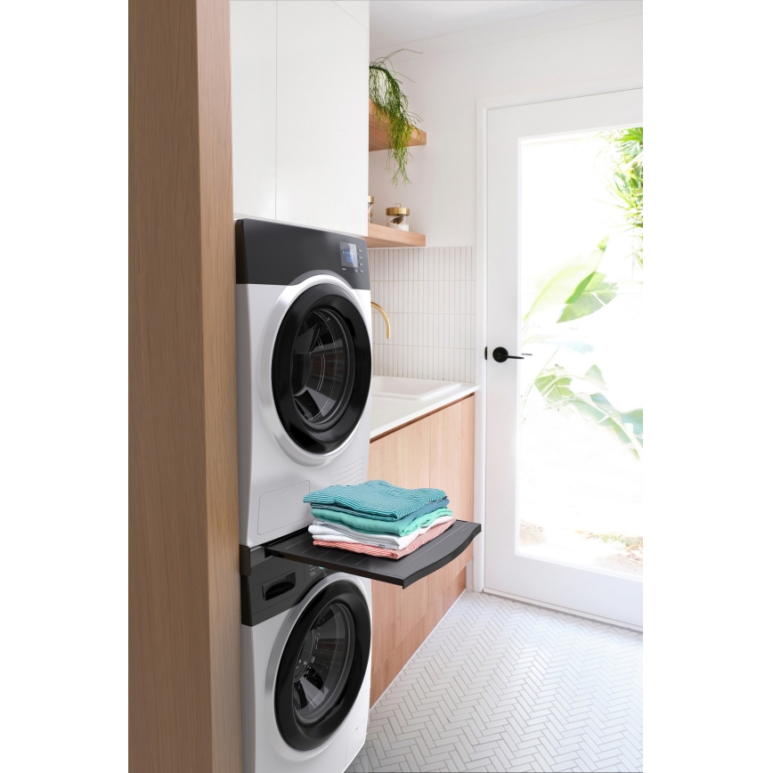 Meliconi 656136 - Междинна приставка за пералня и сушилня с изтеглящо се чекмедже 60 см черна