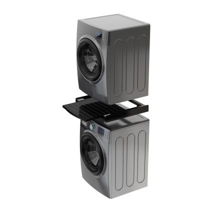 Meliconi 656136 - Междинна приставка за пералня и сушилня с изтеглящо се чекмедже 60 см черна