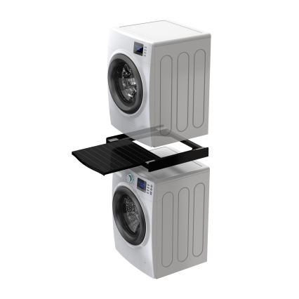 Meliconi 656136 - Междинна приставка за пералня и сушилня с изтеглящо се чекмедже 60 см черна