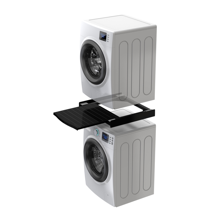 Meliconi 656136 - Междинна приставка за пералня и сушилня с изтеглящо се чекмедже 60 см черна