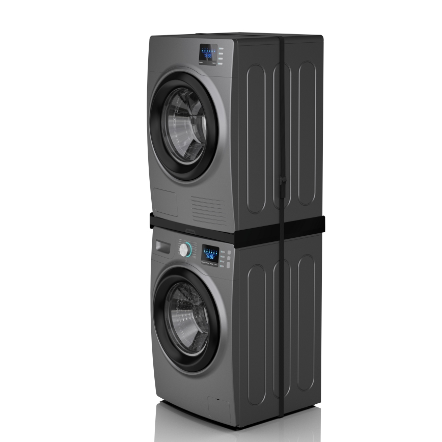 Meliconi 656138 - Междинна проставка за пералня и сушилня 70 см черна