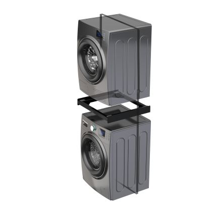 Meliconi 656138 - Междинна проставка за пералня и сушилня 70 см черна