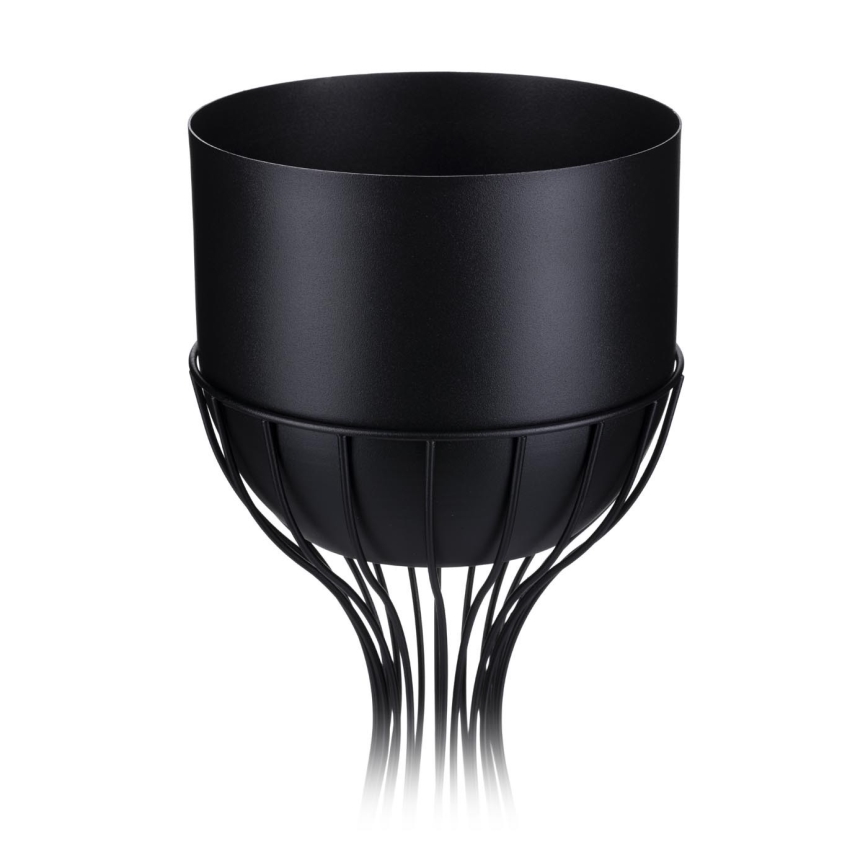 Метална саксия LOFT 46x20 см черен