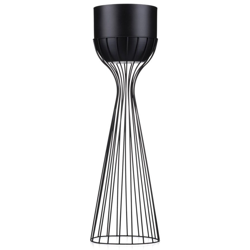 Метална саксия LOFT 68x20 см черен