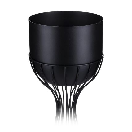 Метална саксия LOFT 68x20 см черен