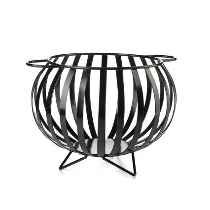 Метална кошница за дърва KULA 35x46 черна