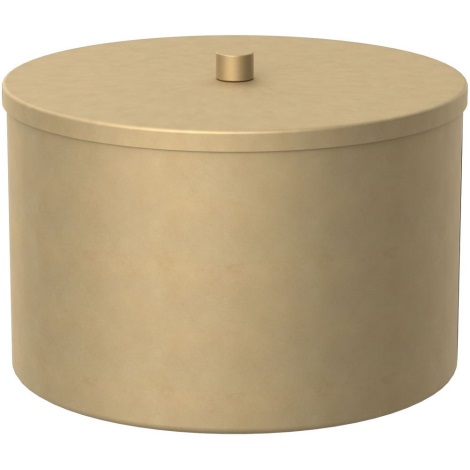 Метална кутия за съхранение 12x17,5 см златиста