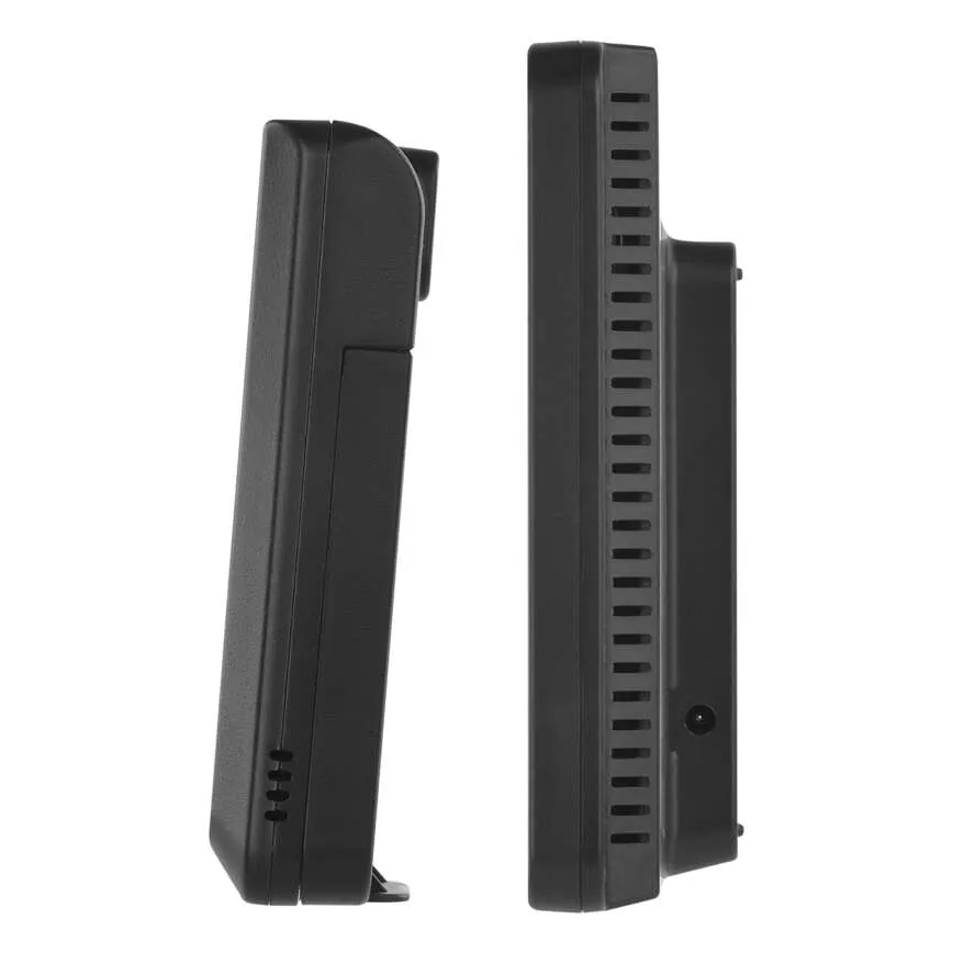 Метеорологична станция с цветен LCD дисплей и будилник 5V 3xAAA + 2xAA черна