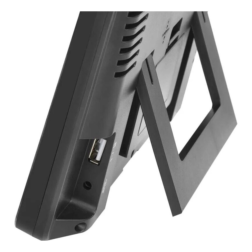 Метеорологична станция с LCD дисплей GoSmart 230V/3xAAA + 2×AAA Wi-Fi Tuya черен