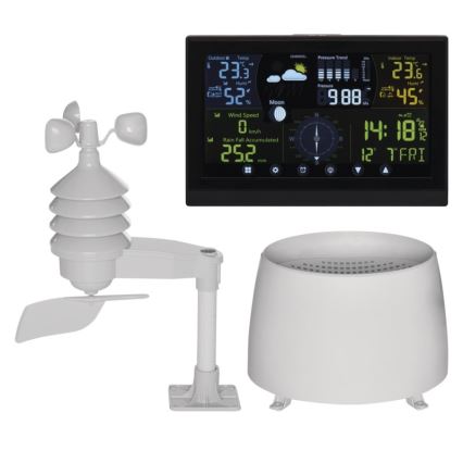 Метеорологична станция безжичен 5V/3×AAA + 4xAA
