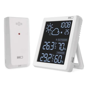 Метеостанция 5V 2xAAA + 2xAAA черна