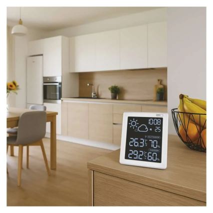 Метеостанция 5V 2xAAA + 2xAAA черна