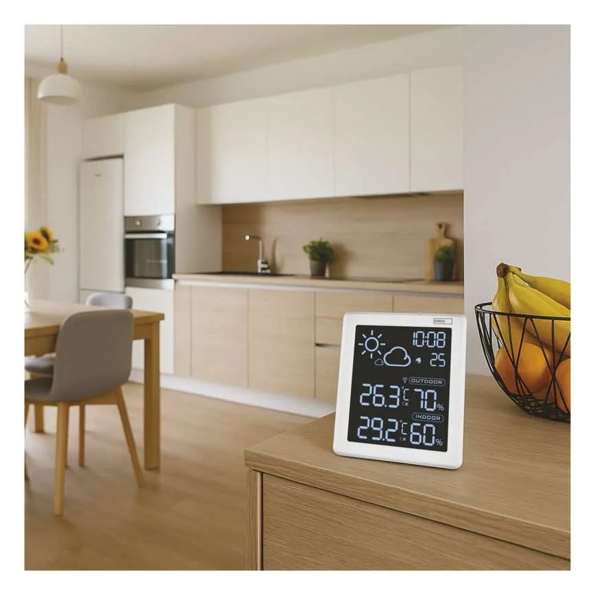 Метеостанция 5V 2xAAA + 2xAAA черна