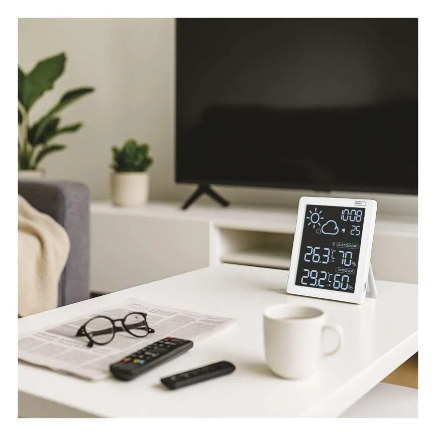 Метеостанция 5V 2xAAA + 2xAAA черна