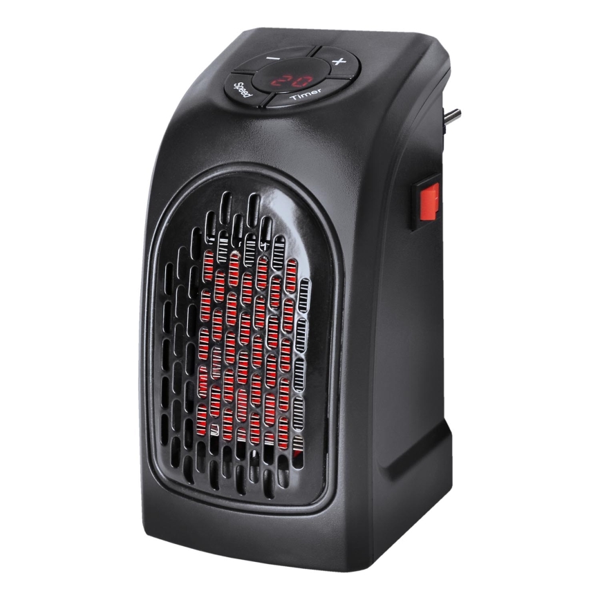 Мини контакт вентилатор с керамичен подгряващ елемент 350W/230V