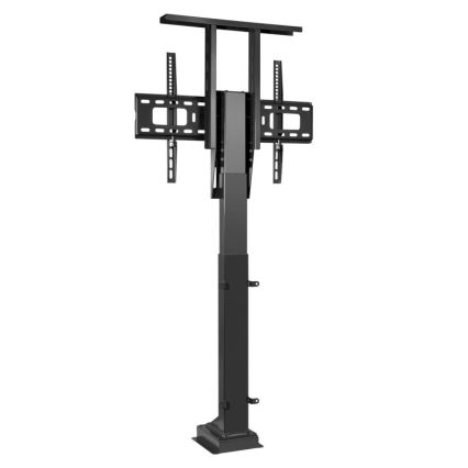 MK FLORIA MKF-19DM648 - Подова стойка за телевизор 37-65 черен SCHUKO + дистанционно управление