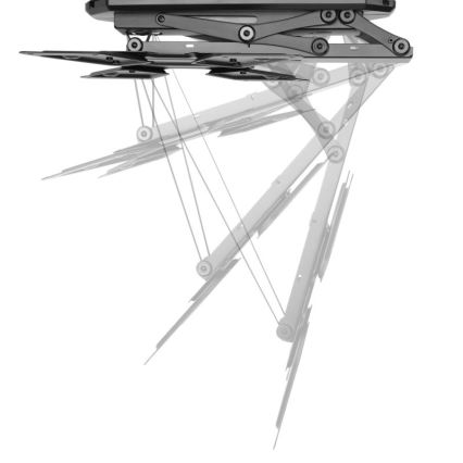 MK FLORIA MKF-20DM444 - Интелигентен таванен държач за телевизор 55 черен Wi-Fi TUYA + дистанционно управление