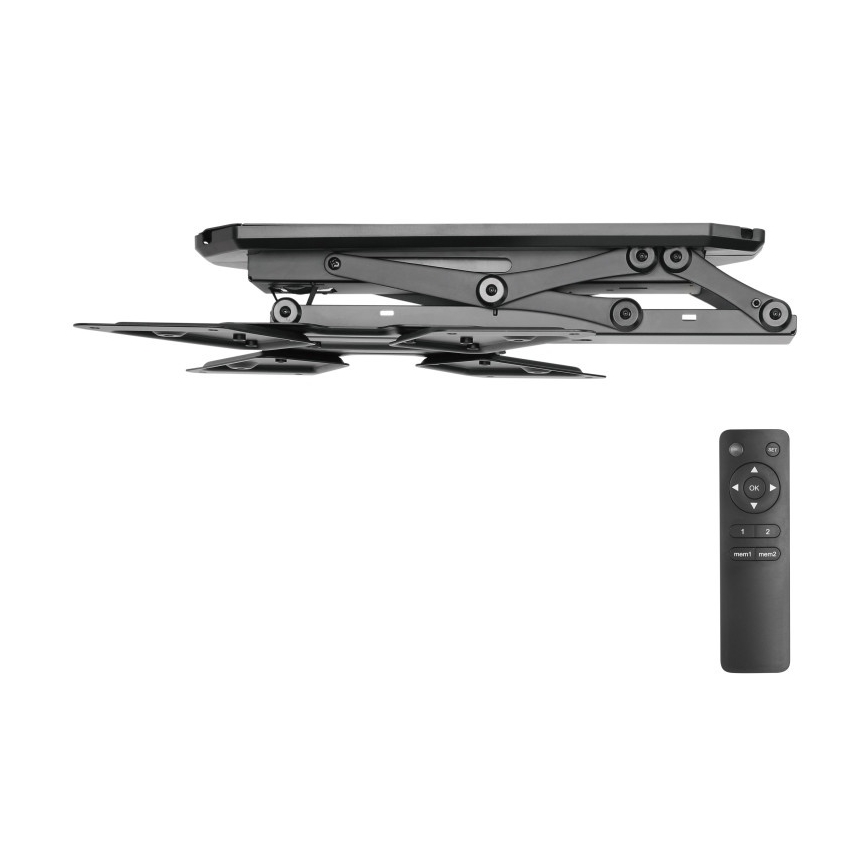 MK FLORIA MKF-20DM444 - Интелигентен таванен държач за телевизор 55 черен Wi-Fi TUYA + дистанционно управление