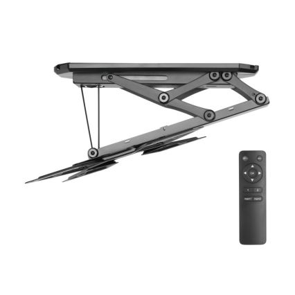 MK FLORIA MKF-20DM444 - Интелигентен таванен държач за телевизор 55 черен Wi-Fi TUYA + дистанционно управление