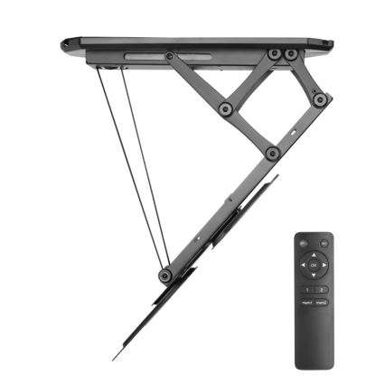 MK FLORIA MKF-20DM444 - Интелигентен таванен държач за телевизор 55 черен Wi-Fi TUYA + дистанционно управление