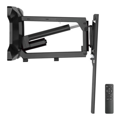 MK FLORIA MKF-21DM647 - Настенна стойка за телевизор с шарнир 70 черна + дистанционно управление