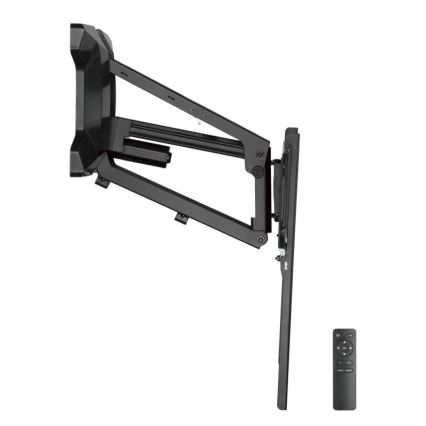 MK FLORIA MKF-21DM647 - Настенна стойка за телевизор с шарнир 70 черна + дистанционно управление