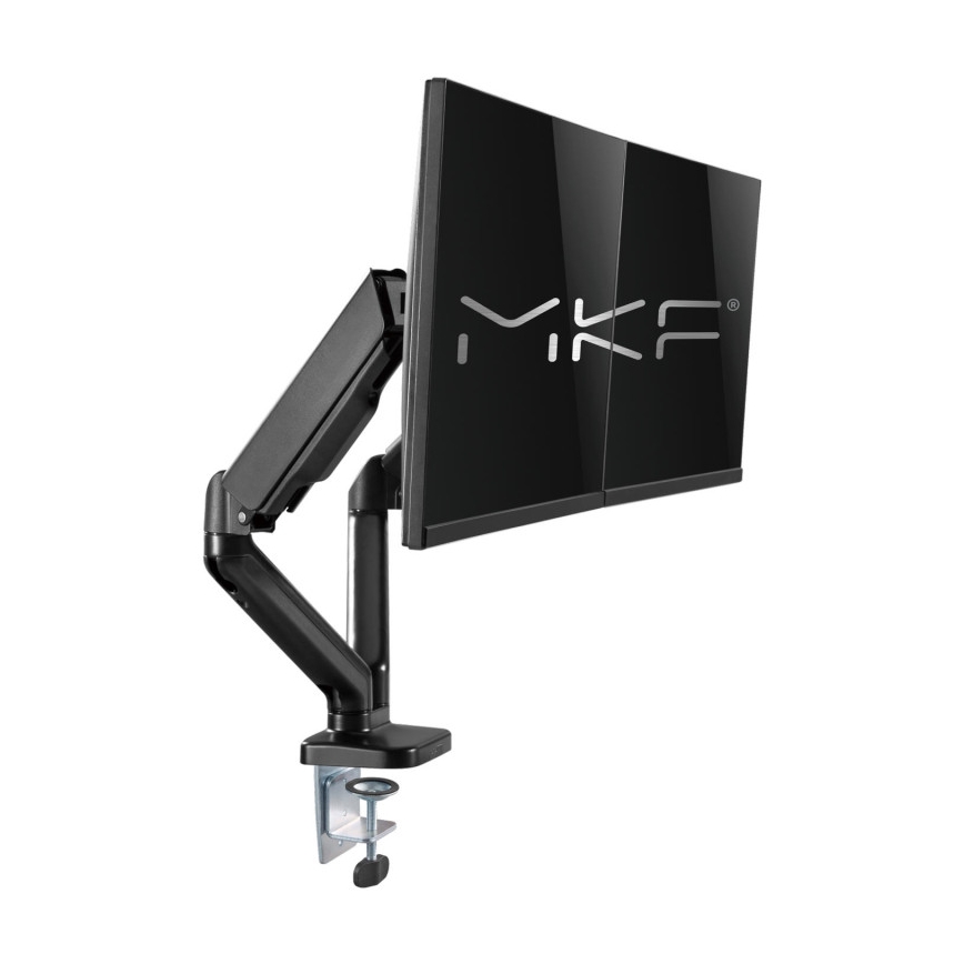 MK FLORIA MKF-21DP113S2 - Регулируем държач за два 32 монитора, черен
