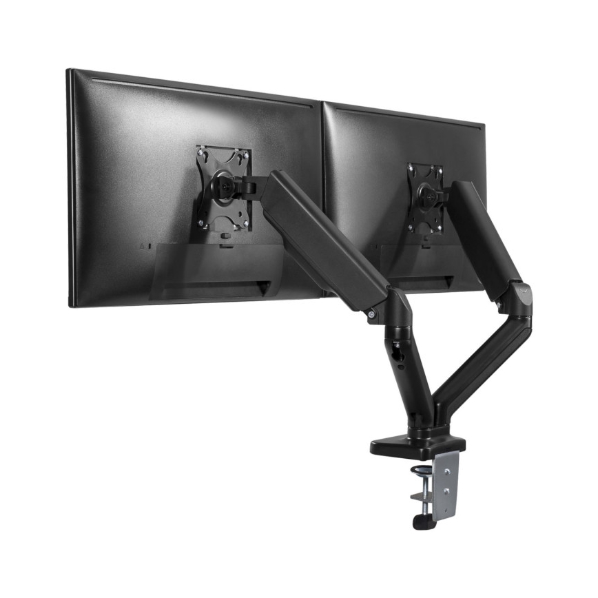 MK FLORIA MKF-21DP113S2 - Регулируем държач за два 32 монитора, черен