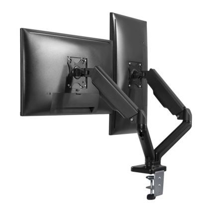 MK FLORIA MKF-21DP113S2 - Регулируем държач за два 32 монитора, черен