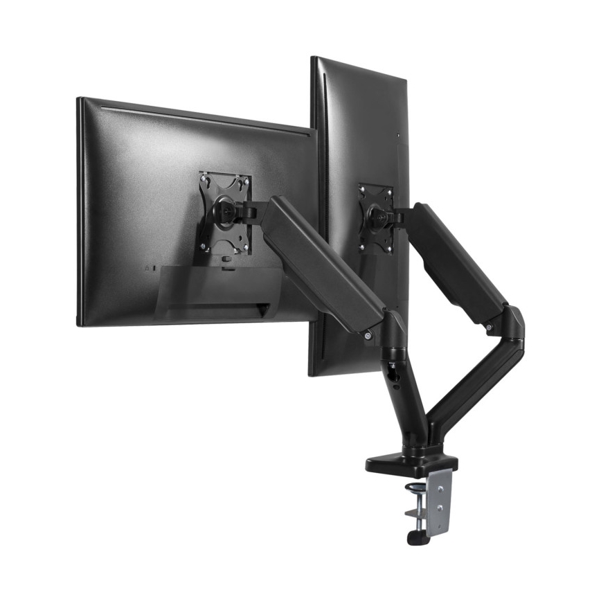 MK FLORIA MKF-21DP113S2 - Регулируем държач за два 32 монитора, черен