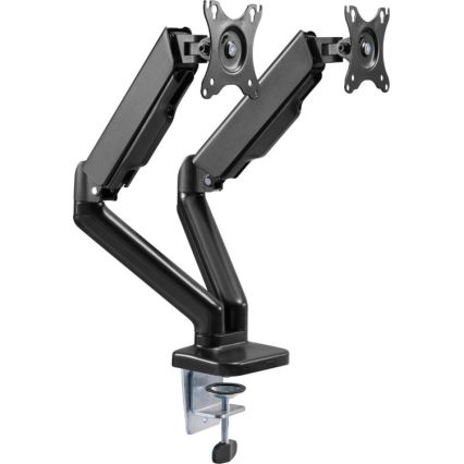 MK FLORIA MKF-21DP113S2 - Регулируем държач за два 32 монитора, черен