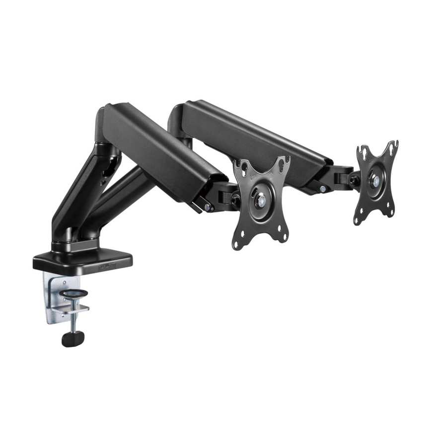 MK FLORIA MKF-21DP113S2 - Регулируем държач за два 32 монитора, черен