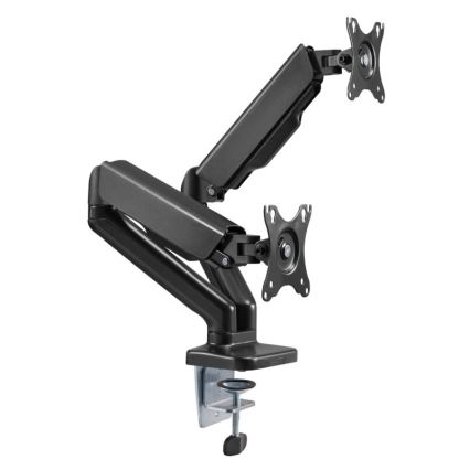 MK FLORIA MKF-21DP113S2 - Регулируем държач за два 32 монитора, черен
