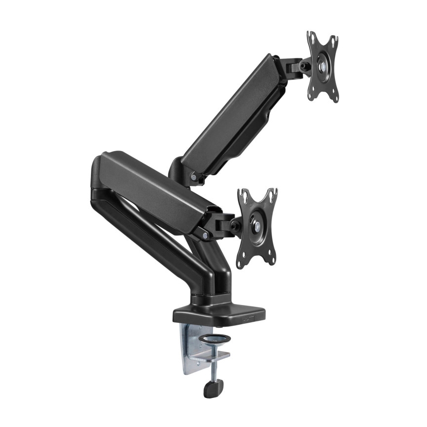 MK FLORIA MKF-21DP113S2 - Регулируем държач за два 32 монитора, черен