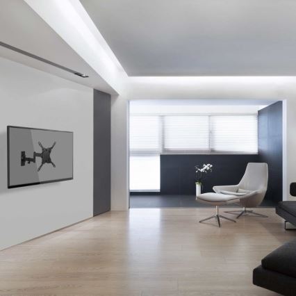 MK FLORIA MKF-21DP224 - Стенен държач за телевизор с панта 46 черен